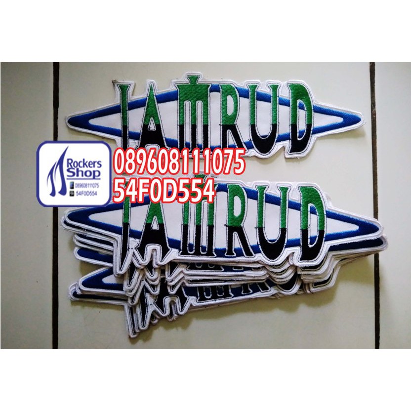 EMBLEM BORDIR JAMRUD UKURAN BESAR