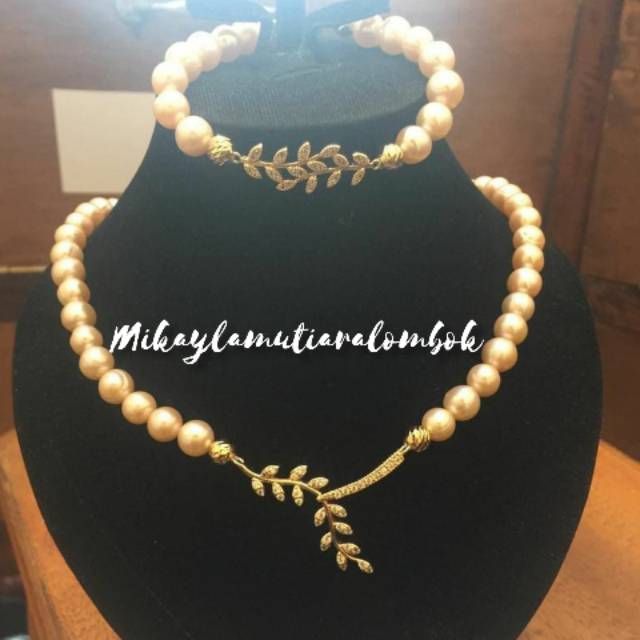 Set mutiara lombok|set mutiara asli bersertifikat|kalung panjang mutiara|mutiara lombok terbaru+box