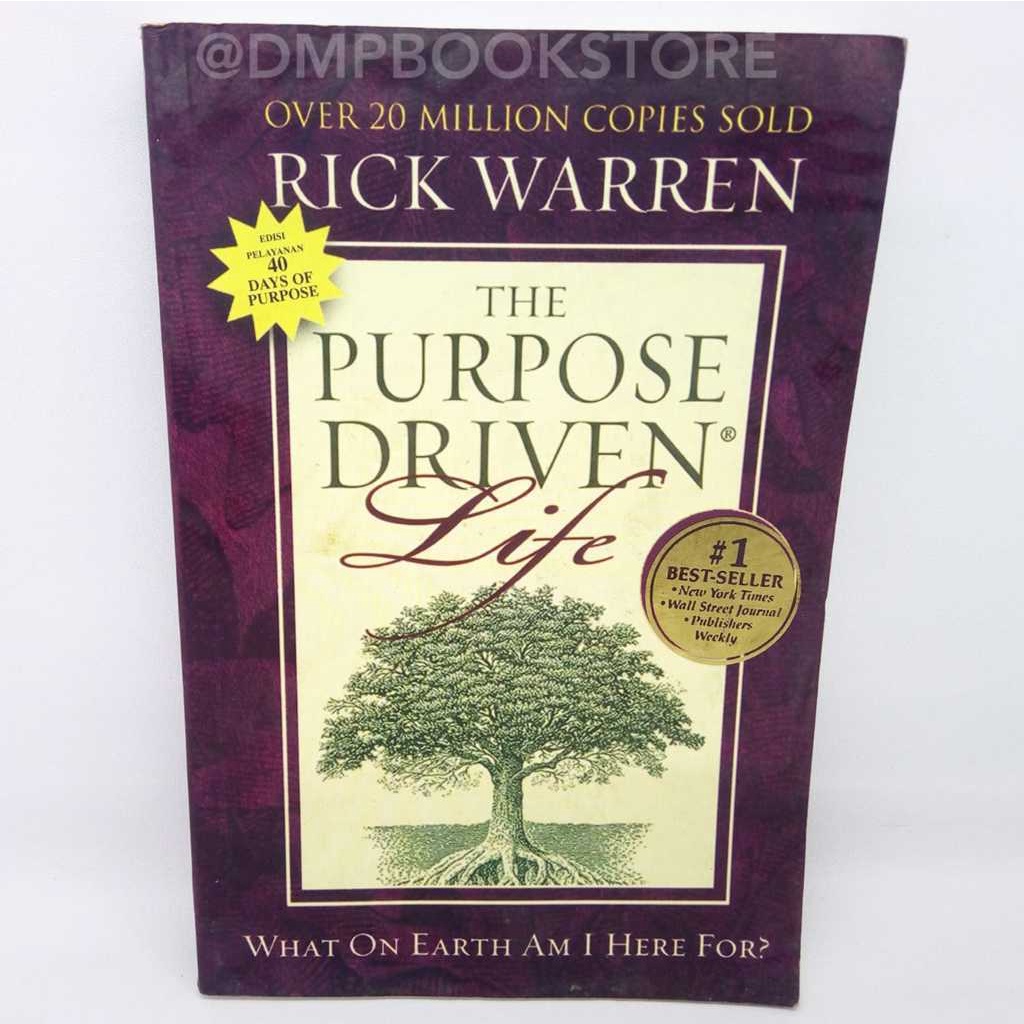 The Purpose Driven Life --- Rick Warren
