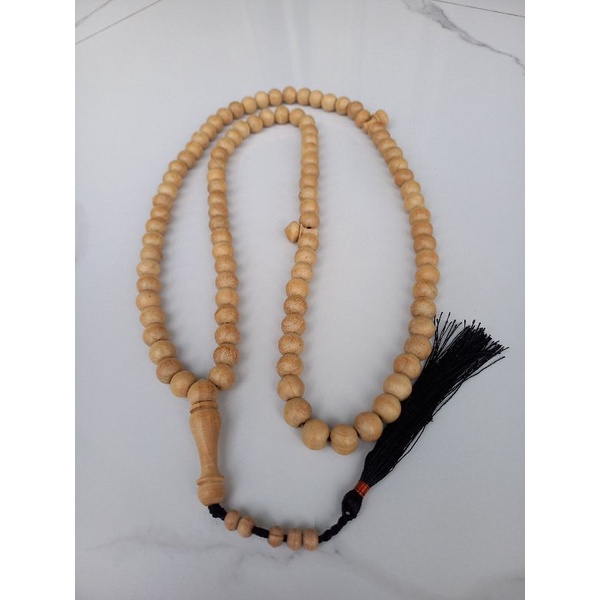 Tasbih kayu cendana asli 10mm tasbih cendana wangi tasbih kayu cendana jawa tasbih cendana original 