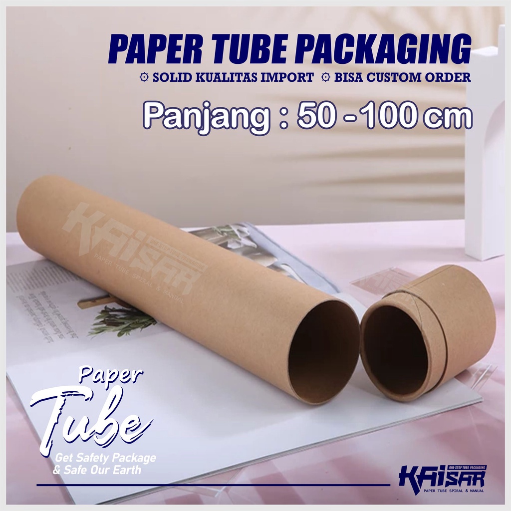 

Paper Tube Tabung Packaging - panjang 50 - 100 cm Tutup atas