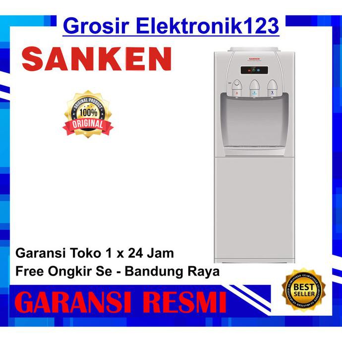 Sanken HWD-760 Dispenser - Putih Galon Atas