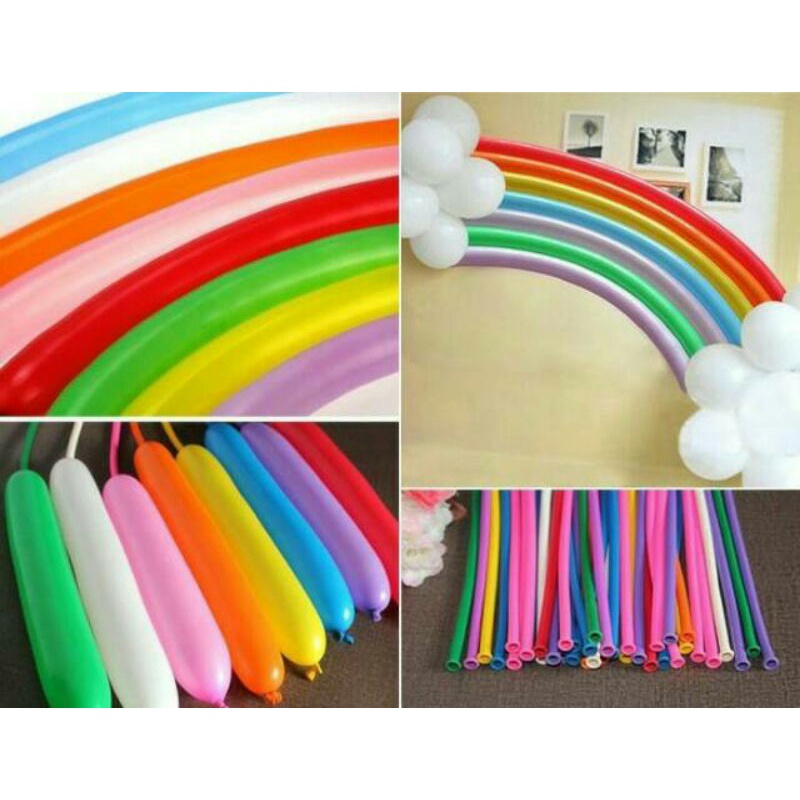 Jual Balon Latex Twist Doff Balon Pentil Biji Shopee Indonesia