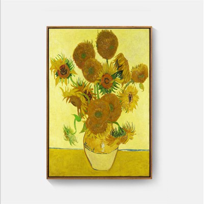 Lukisan Van Gogh Bunga Matahari Warna Putih Shopee Indonesia