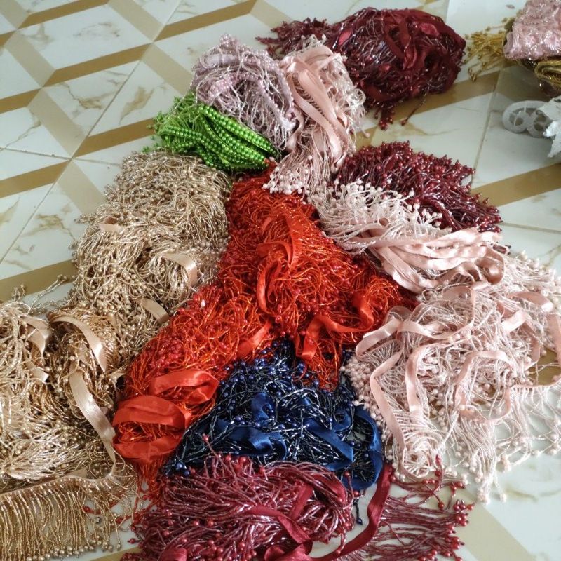 RENDA PAYET JUNTAI tinggi 5cm ,harga per 1meter