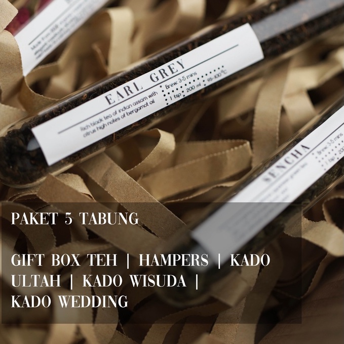 

GIFT BOX 5-7 TABUNG TEH | HAMPERS | Kado ultah | Wisuda | Wedding