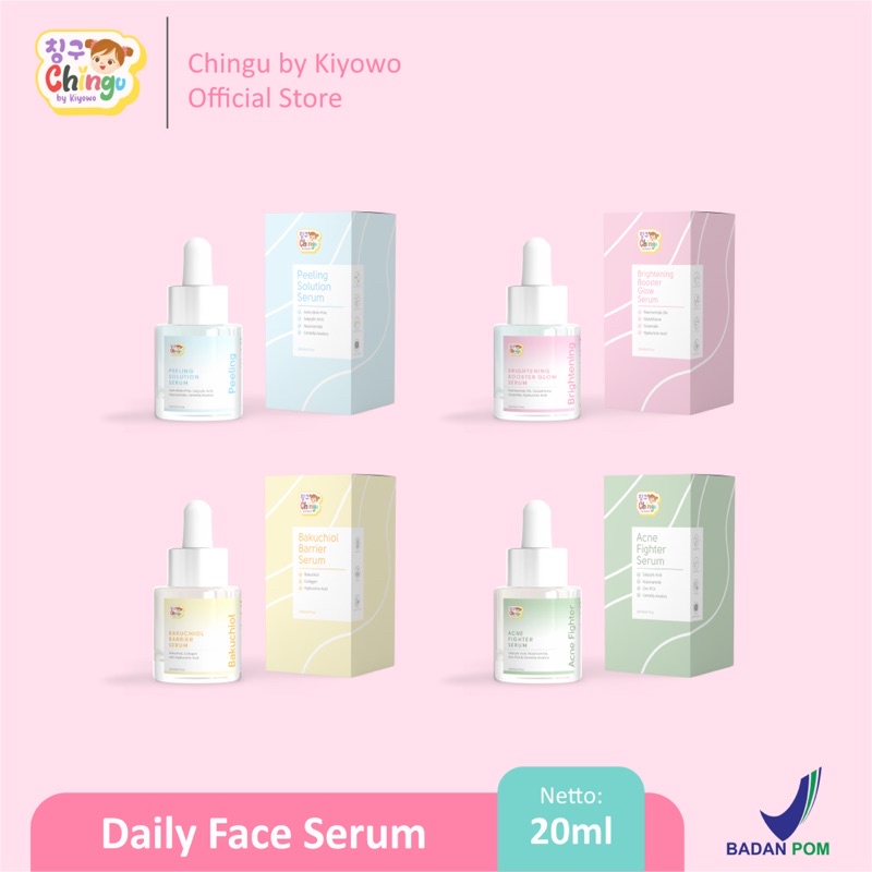 CHINGU BY KIYOWO DAILY FACE SERUM 20ML BPOM APPROVED