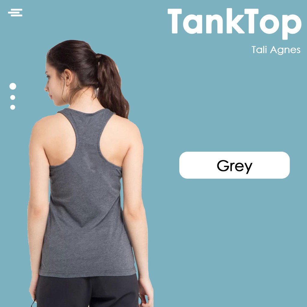 Tanktop Wanita ( SOFT SPANDEK ) Polos Tali Kecil / Besar / Agnes Singlet Kaos Dalam Cewek - RELOOK-5