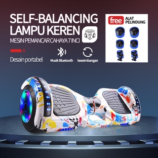 Haverboard |Terbaru Smart Balance Wheel 7Inch Smart Balance Wheel LED Light Self Balancing 2 Wheel