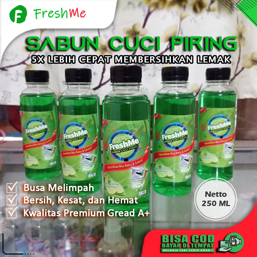 [BEST 1] Sabun Cuci Piring Murah Dengan Wangi Extrak Jeruk Nipis | Sabun cupir | sabun buah 250ML