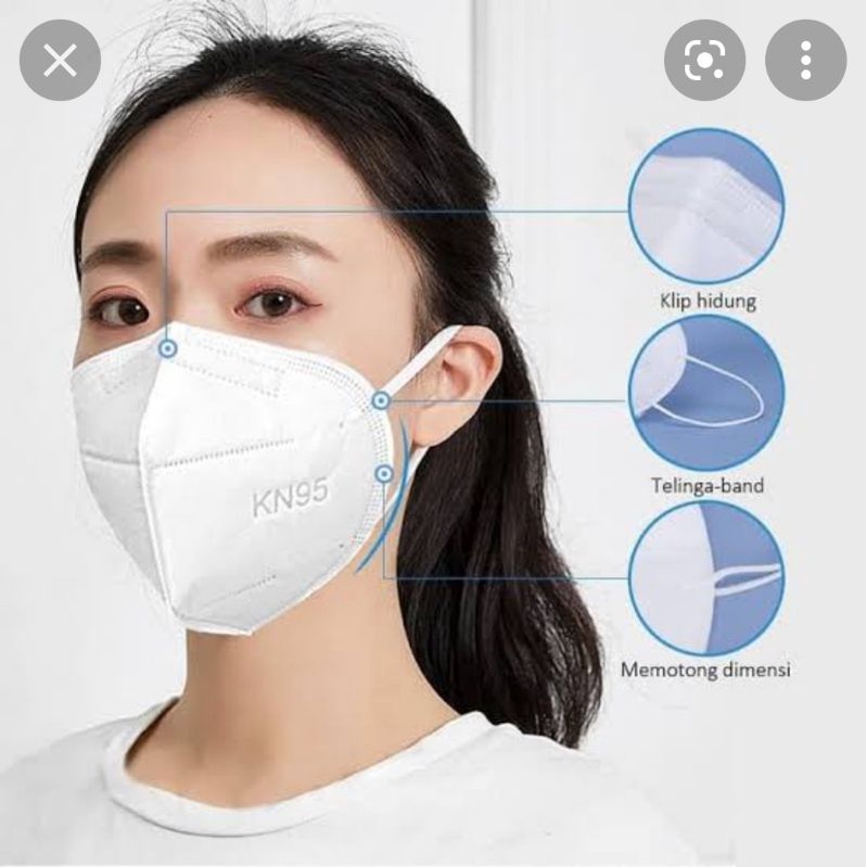 MASKER KN95 PROTECTIVE MASK 1 BOX ISI 10PCS