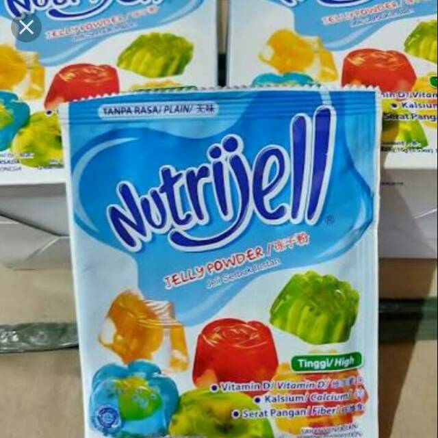 

Nutrijell Plain 1 sachet 15 gram