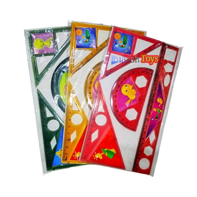 

Penggaris Set Lengkap 4 in 1 murah