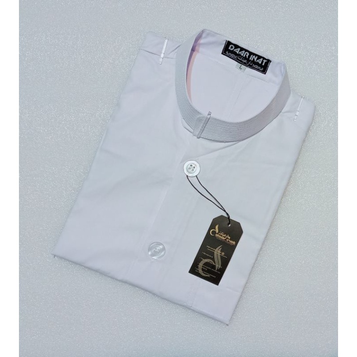 BAJU KOKO PUTIH DAAR INAT ELEGANT FASHION , Busana Muslim , Koko putih , koko Taqwa , koko Pria , ba