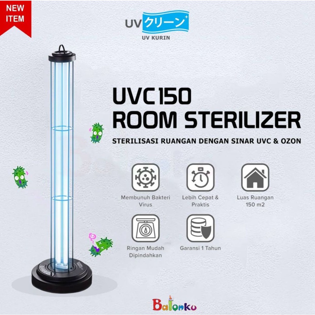 UV Kurin UVC150 Room Sterilizer Kantor