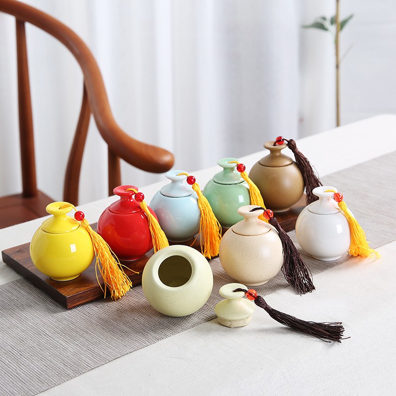 Produsen Chinese Tea Leaves Storage Vase Tempat Penyimpanan Daun Teh Keramik 3Q3A1Geta7Na9M6