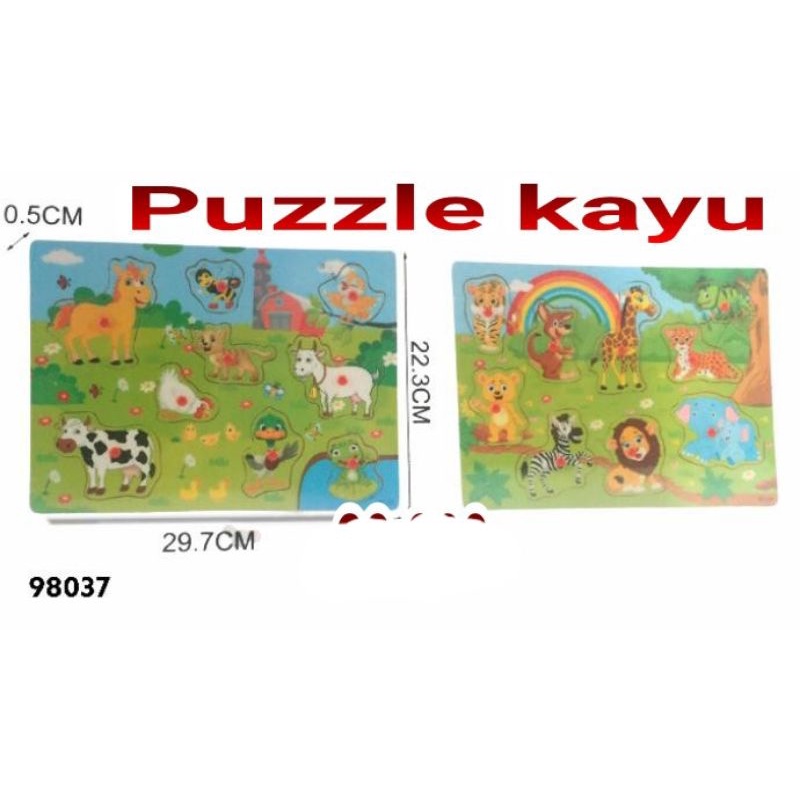 ECO KNOB PUZZLE/mainan bongkar pasang kayu/puzzle kayu sudah ber SNI