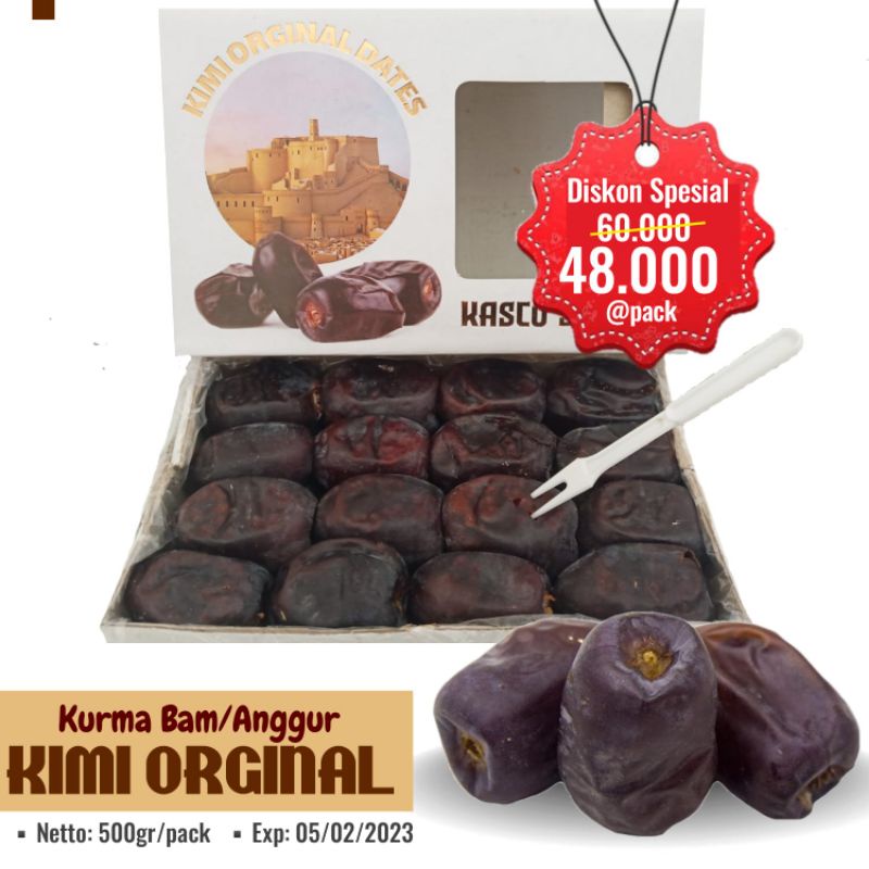 

KURMA BAM / ANGGUR KIMI OTIGINAL