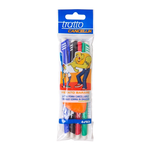 

Tratto Cancellik with Eraser 4pcs