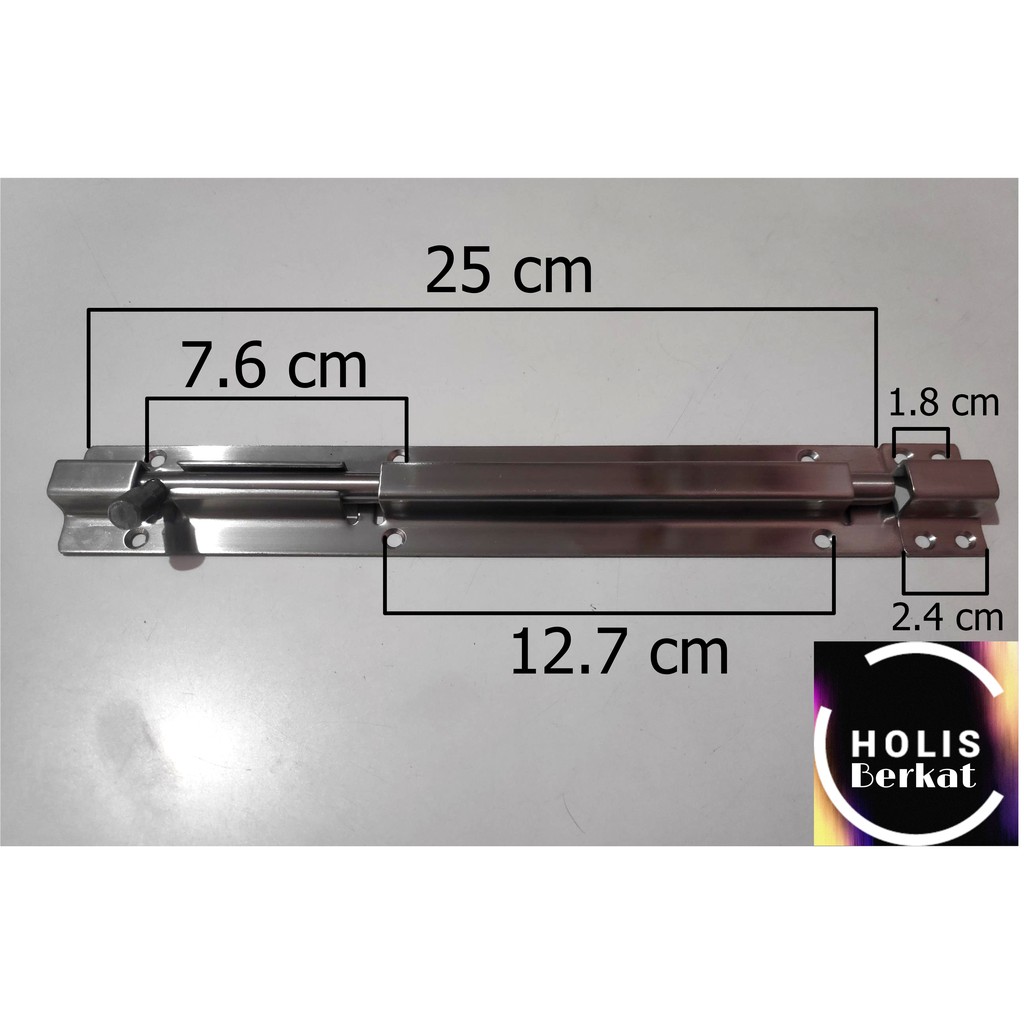 Grendel Selot Slot Pintu / Barrel Bolt SOLIGEN 10&quot;