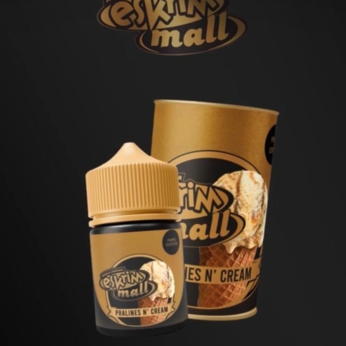 Es Krim Eskrim Mall V2 60ml Pralines N Cream - AUTHENTIC