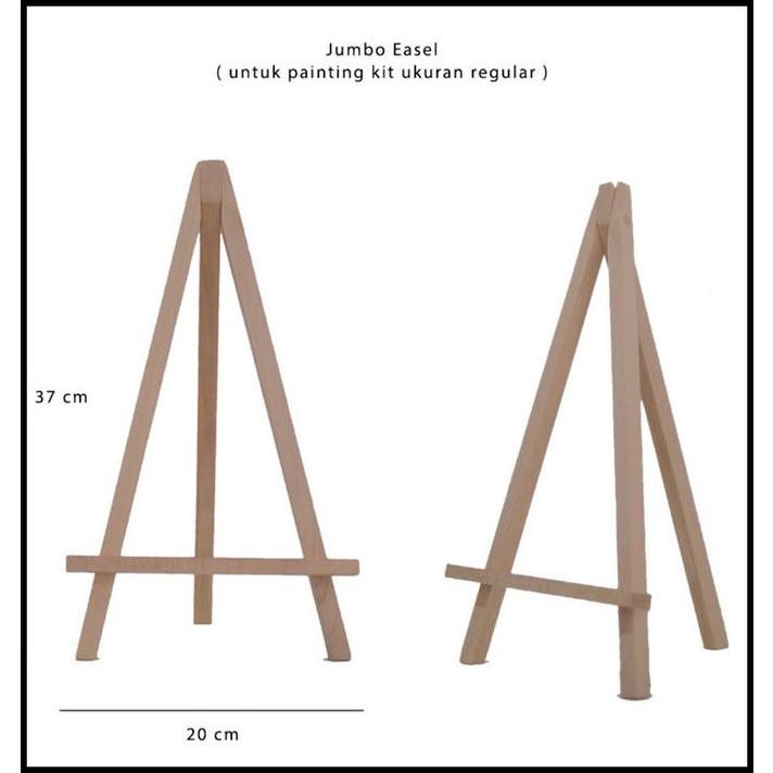 

Dudukan Kanvas / Easel Kecil Dan Jumbo Studio Sanjunipero