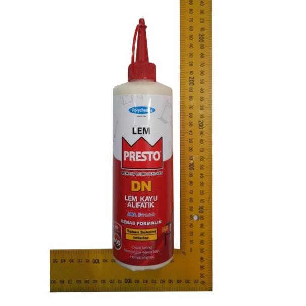 

☛ Lem Putih Kayu Mebel Hpl Tacosheet Presto Tipe DN 600 gram ✷