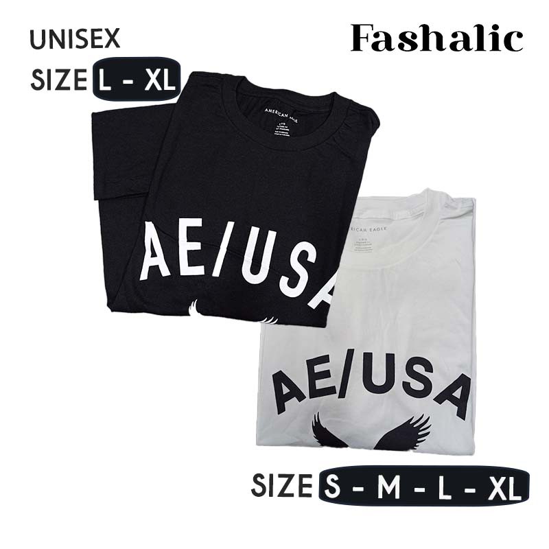 [COD] KAOS T-SHIRT AMERICAN EAGLE USA LENGAN PENDEK UNISEX - BAJU CEWEK COWOK ORIGINAL TERLARIS BARU