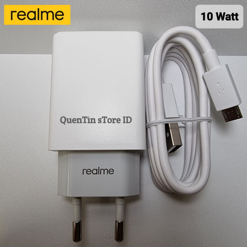 Charger Copotan Realme C11/ C21/C21Y/C30/C31/ 10 Watt Type Micro Usb Original Bawaan Hp