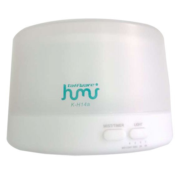 500ml Humidifier 7 RGB Color Aromatherapy Air Pelembab+ Remote Control HUMI H14A Taffware Grab medan