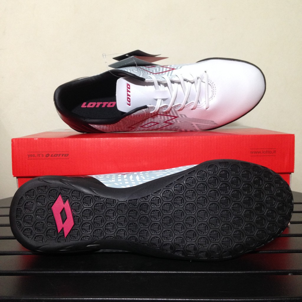 Sale Sepatu Futsal Lotto Blade IN White Jet Black L01040018 Original BNIB