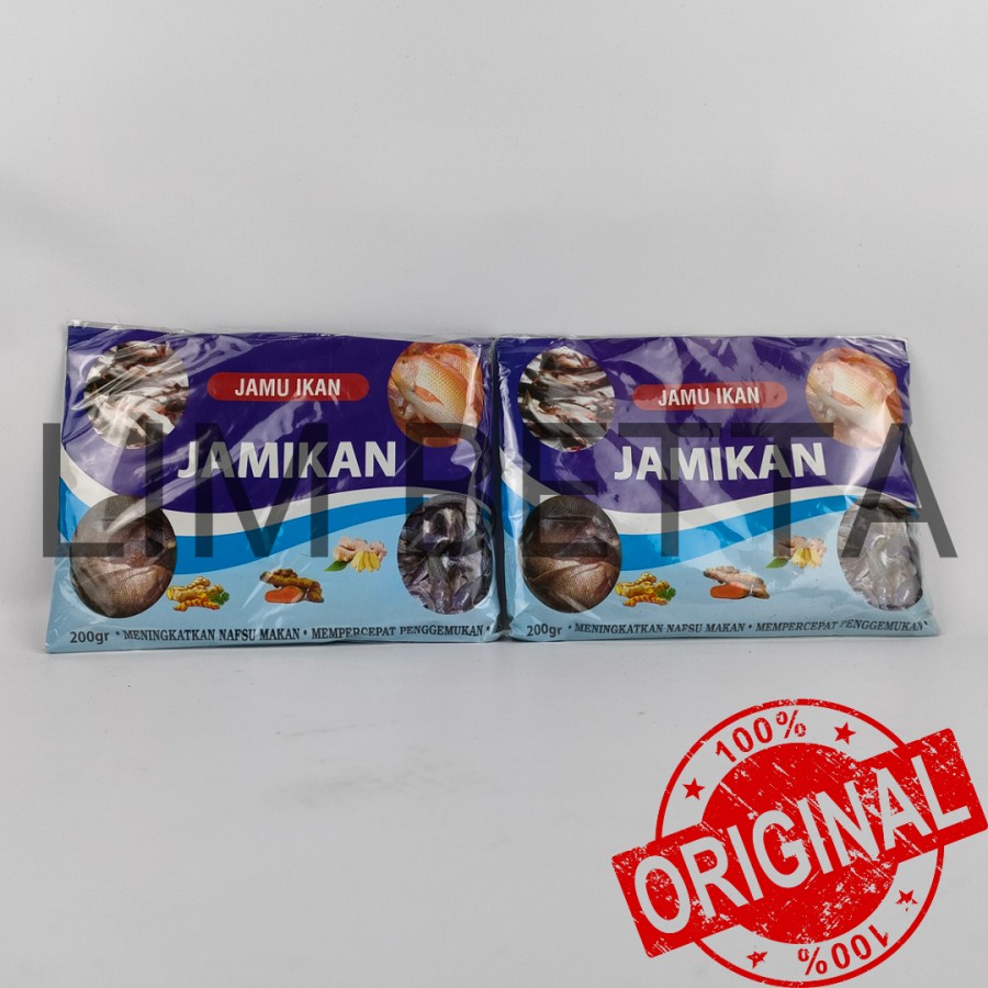 JAMIKAN 200 GRAM / SUPLEMEN VITAMIN IKAN / JAMU IKAN