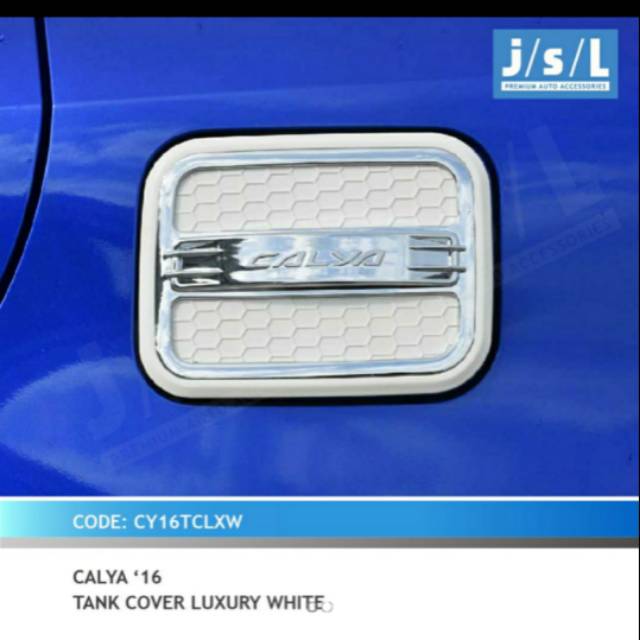 Tank cover mobil calya/ sigra luxury putih jsl