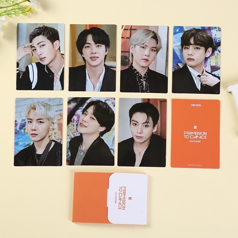 BTS PTD PERMISSION TO DANCE ON STAGE PHOTOCARD SET
