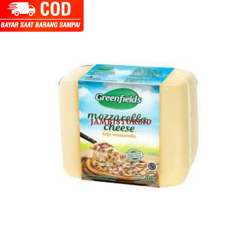 

(JAMBISTOREID) JAMBI LANGSUNG KIRIM Greenfields Mozzarella Cheese 200gram Keju Mozarela Jambi
