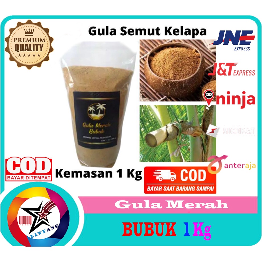 

Gula Semut Kristal Bubuk Asli Nira Kelapa1 kg