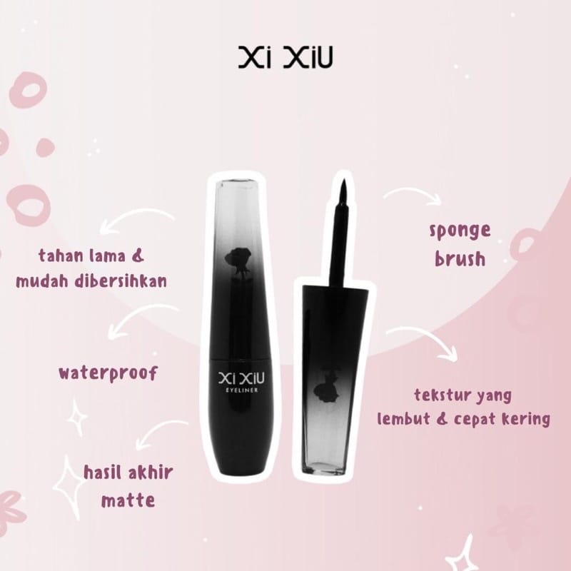 XIXIU / XI XIU EYELINER BLACK 6GR SPECIAL EDITION EYE LINER HITAM CAIR
