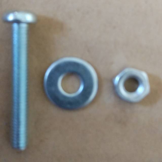 50 set Mur baut ring m4x30 m4 x 30mm panjang 3cm