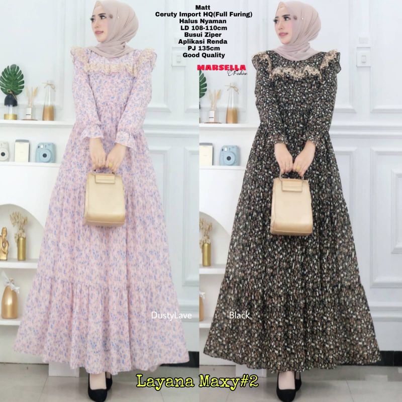 dress wanita layana maxy #2 by marsela