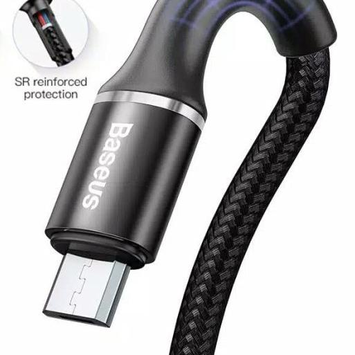 LED Micro USB Fast Charging Cable 3A - Kabel Data Micro USB 1m