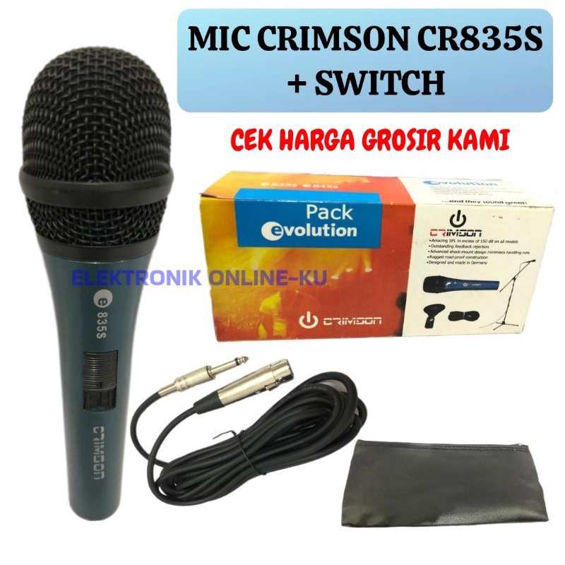 MICROPHONE CRIMSON CR835S + SWITCH