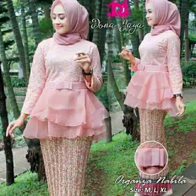 KEBAYA ORGANZA MODERN NABILA KEBAYA BRUKAT ORGANZA KEBAYA SABYAN BAJU PESTA KEBAYA WISUDA