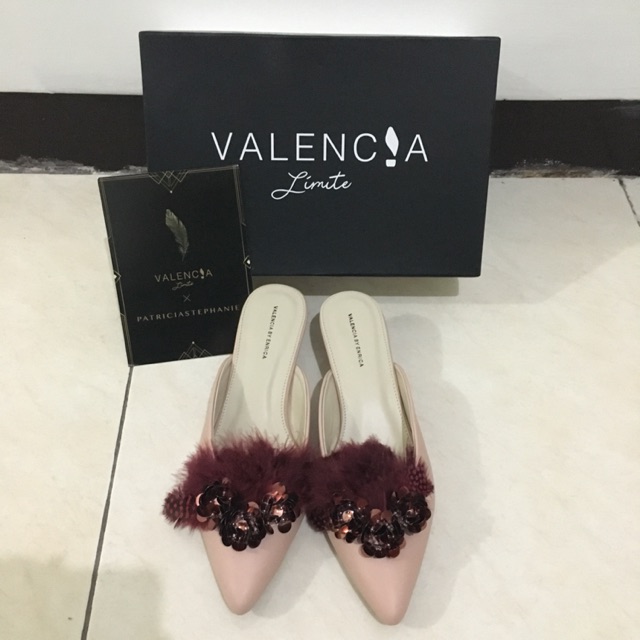 Valencia by enrica X patricia stephanie Daisy Mules Pink (valencia limite)