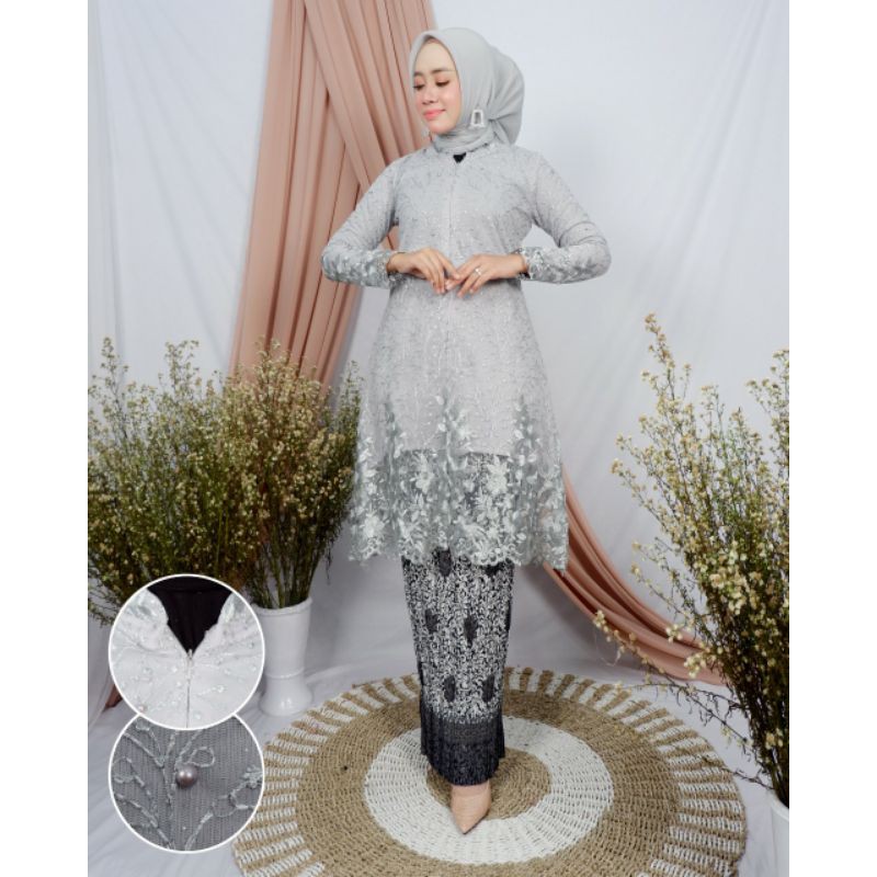 SETELAN KEBAYA TUNIK KURUNG BUSUI / KEBAYA TUNIK DIAJENG / KEBAYA PESTA