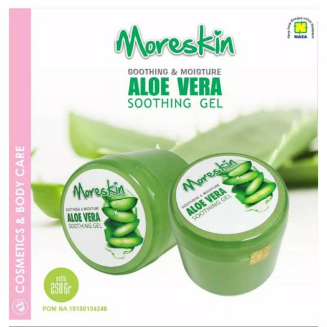 Moreskin Aloe Vera Soothing and Moisture Gel sleeping mask- Pelembab 250 gr