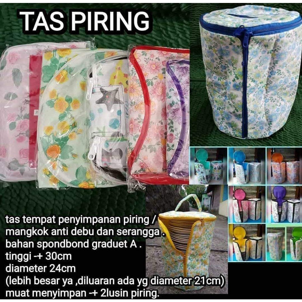 Tas Piring /Tempat Piring /  sarung piring