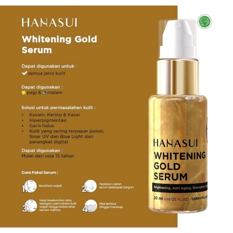 Serum gold hanasui