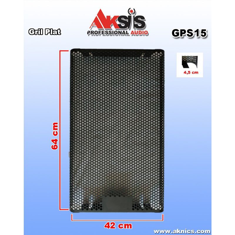grill speaker Gps15 15 inch axiss ram speaker gril speaker box speaker per 1 plat tebal bagus import
