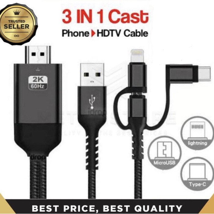 kabel micro usb type c to hdmi c ke tv adapter converter male female