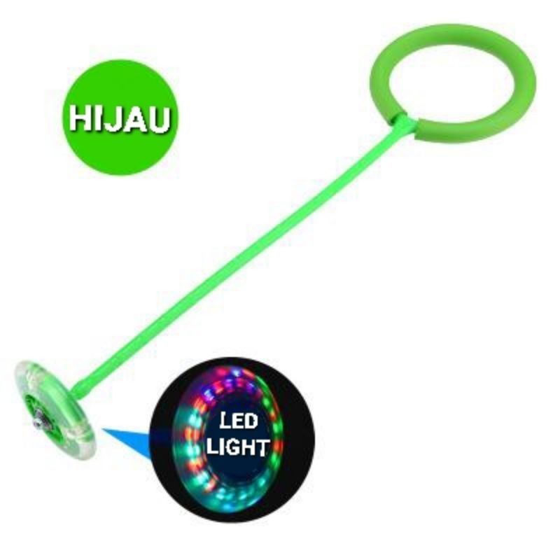 Mainan Anak Laki Laki dan Perempuan Hulahup Kaki Lampu Nyala Hula Hoop Jumpball Yoyo Flash Jump LED